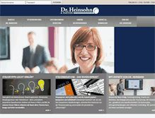 Tablet Screenshot of heinsohnpartner.de